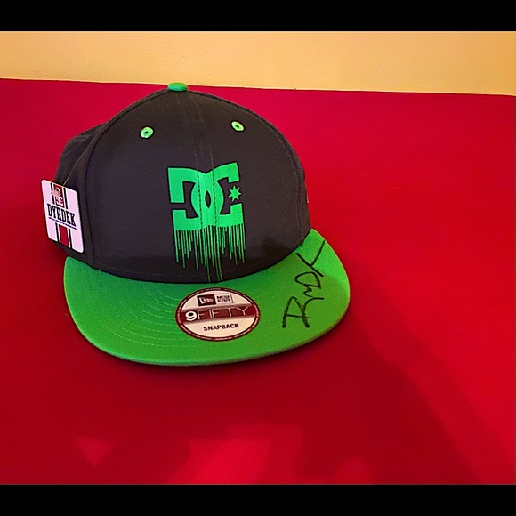 Chain Rob Dyrdek Shoes DC Shoes 9Fifty New Era Hat SnapBack Signed